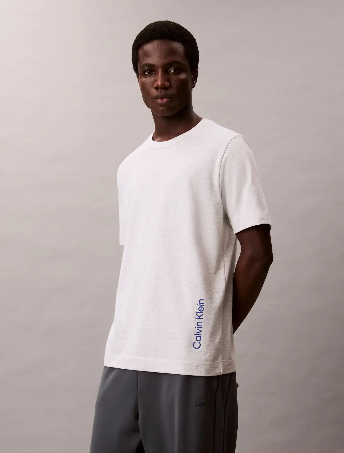 Calvin Klein SS TEE Beyaz Erkek Tişört