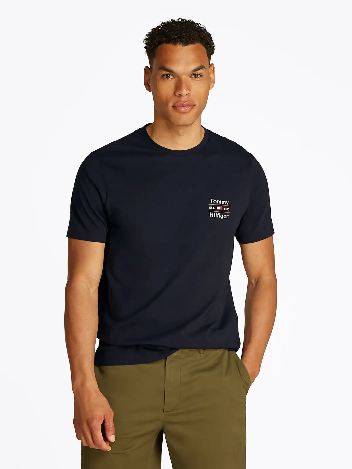 HILFIGER STACK TEE, DW5