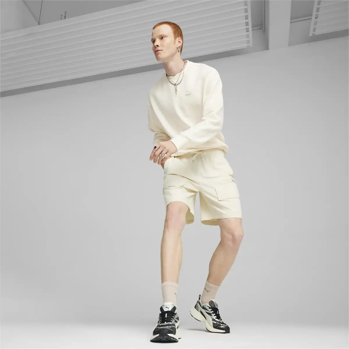 Puma CLASSICS Cargo Shorts 7" WV Bej Erkek Şort
