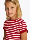 RUFFLE STRIPE TOP SS, XLG