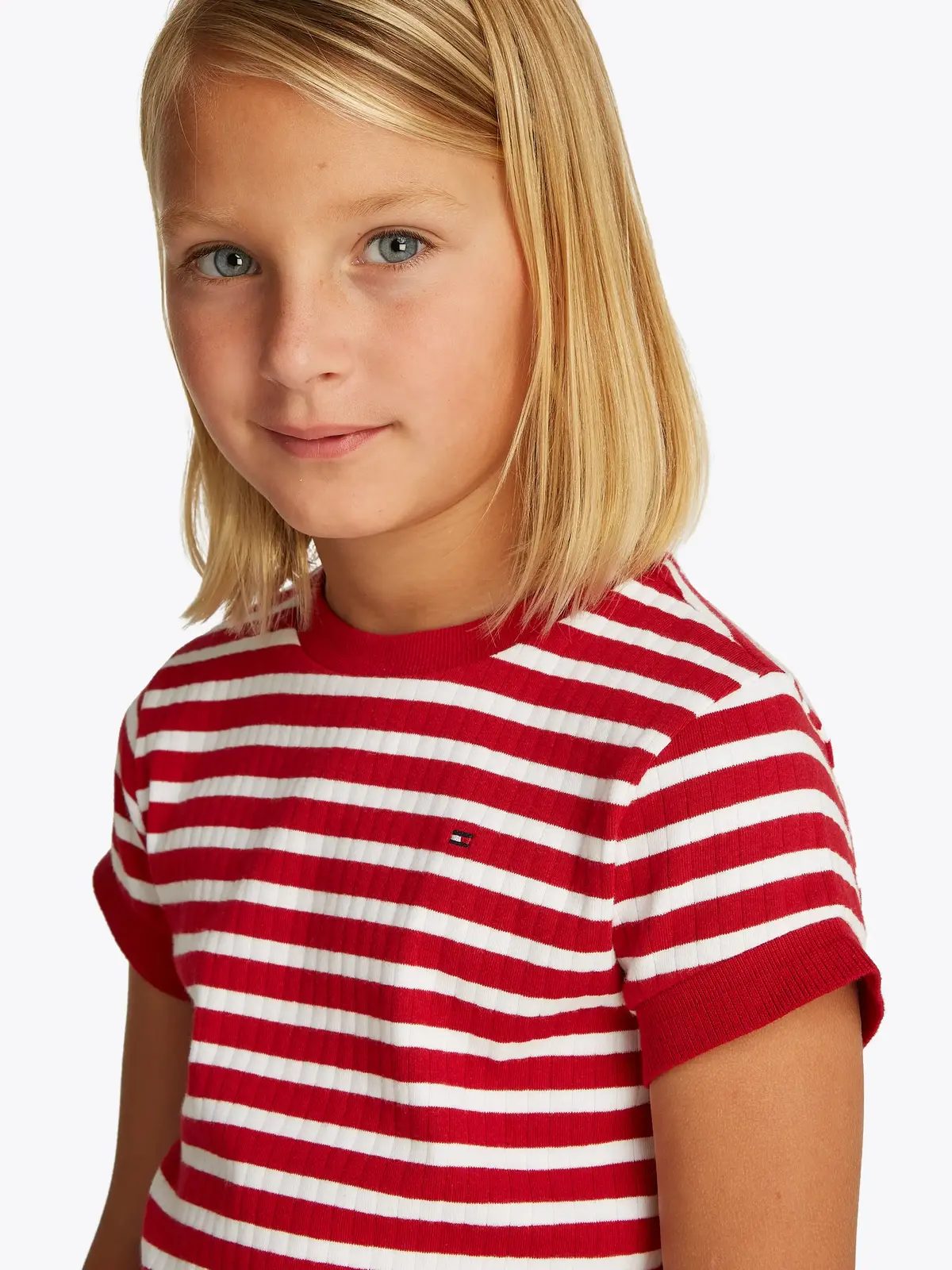 RUFFLE STRIPE TOP SS, XLG