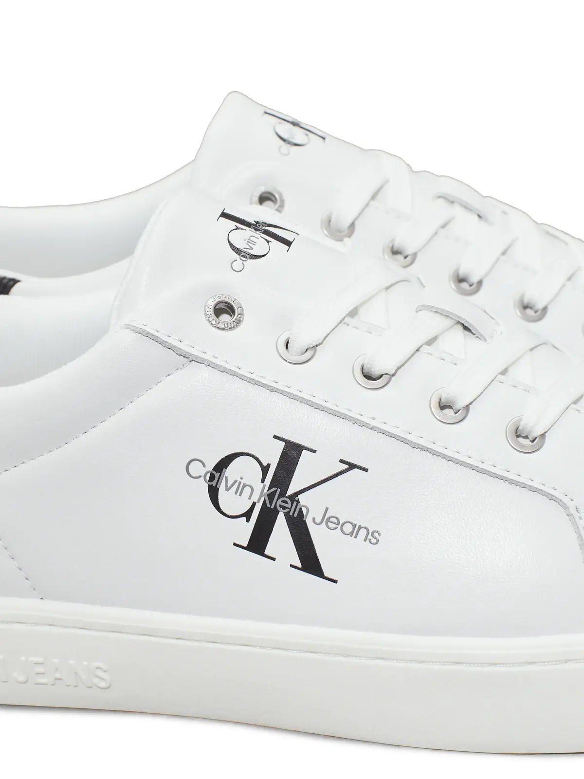 Calvin Klein CLASSIC CUP LOW LACEUP Beyaz Erkek Günlük Spor Ayakkabı