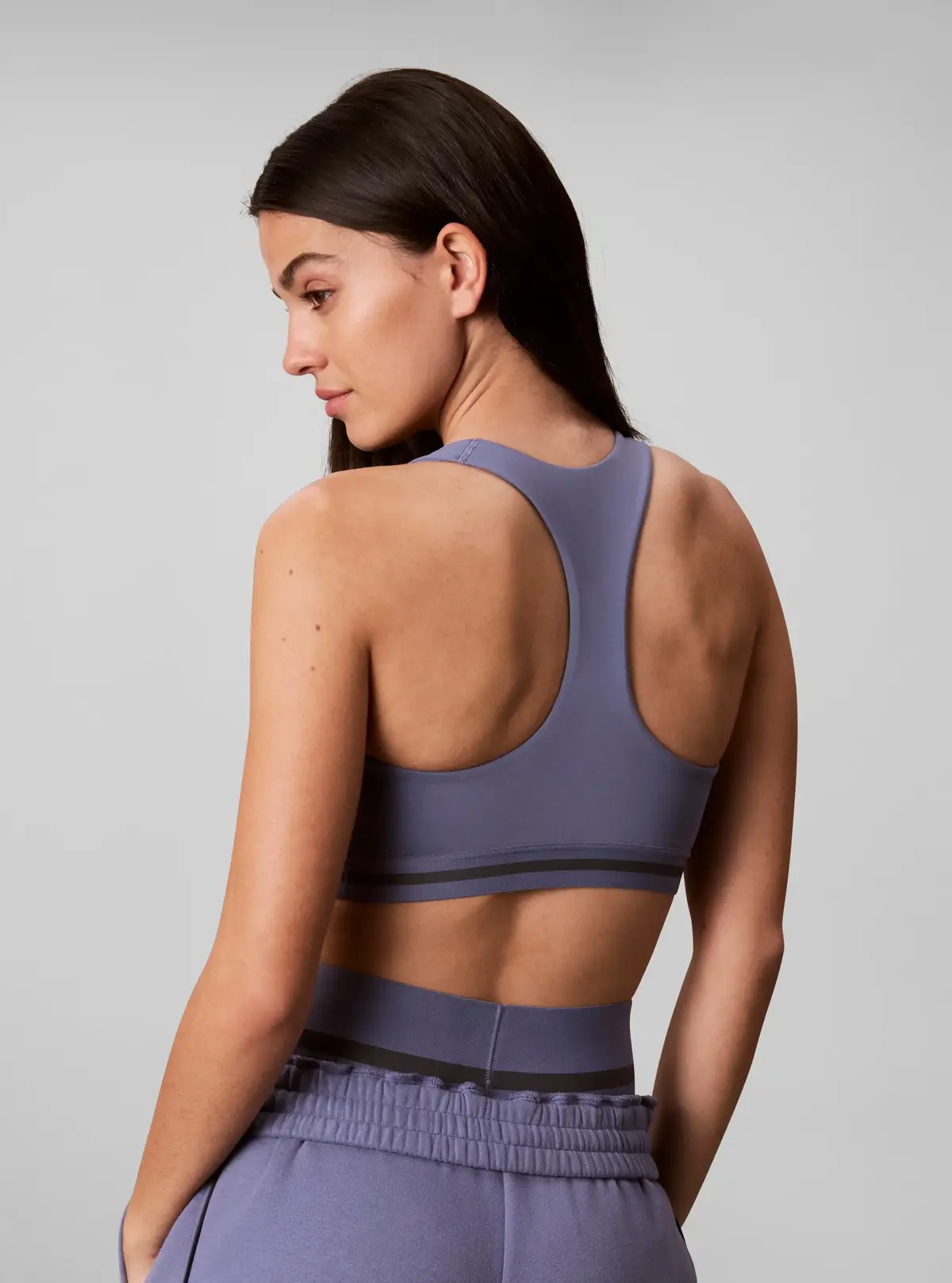 Calvin Klein Icon Sport Medium Su, C53 Mor Kadın Sporcu Sütyeni