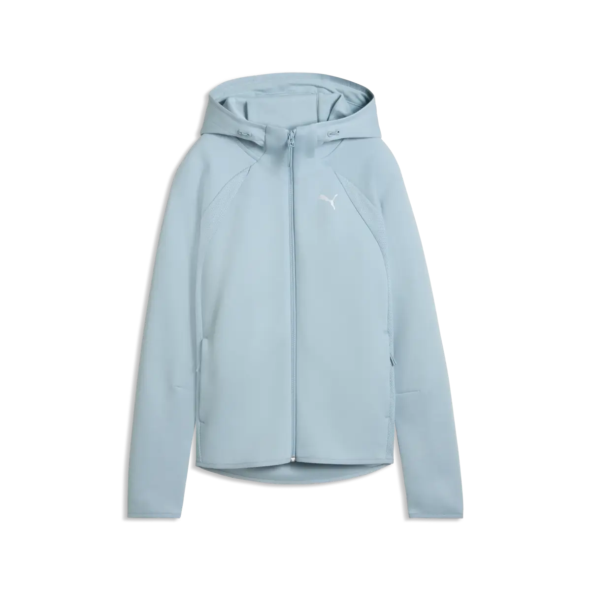 Puma EVOSTRIPE Full-Zip Hoodie DK Mavi Kadın Kapüşonlu Sweatshirt