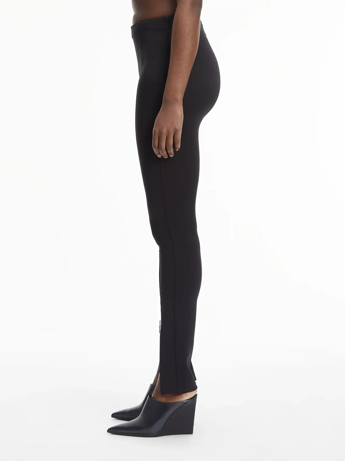 Calvin Klein TECHNICAL KNIT LEGGI Kadın Siyah Tayt