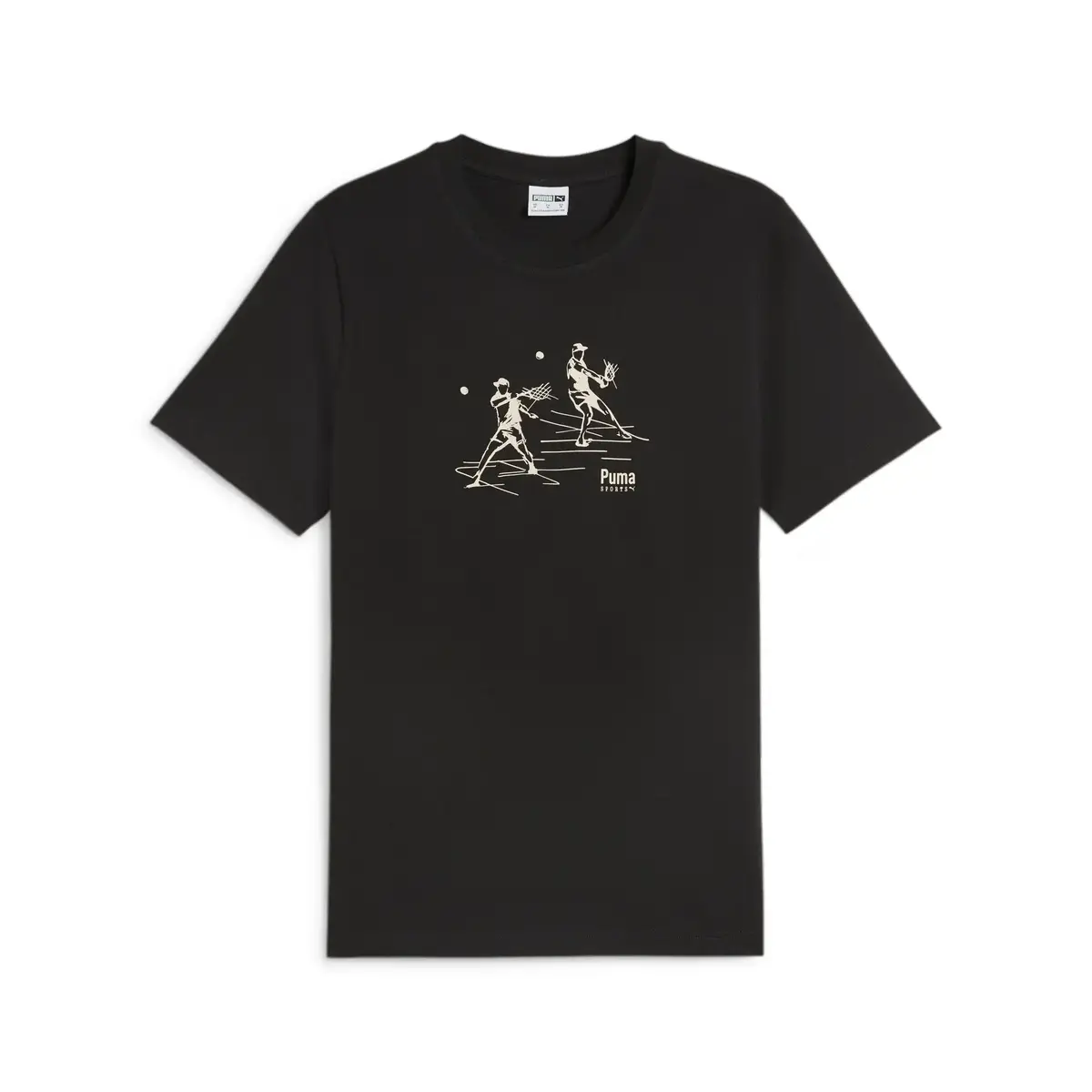 Puma TEAM Graphic Tee Siyah Erkek T-Shirt