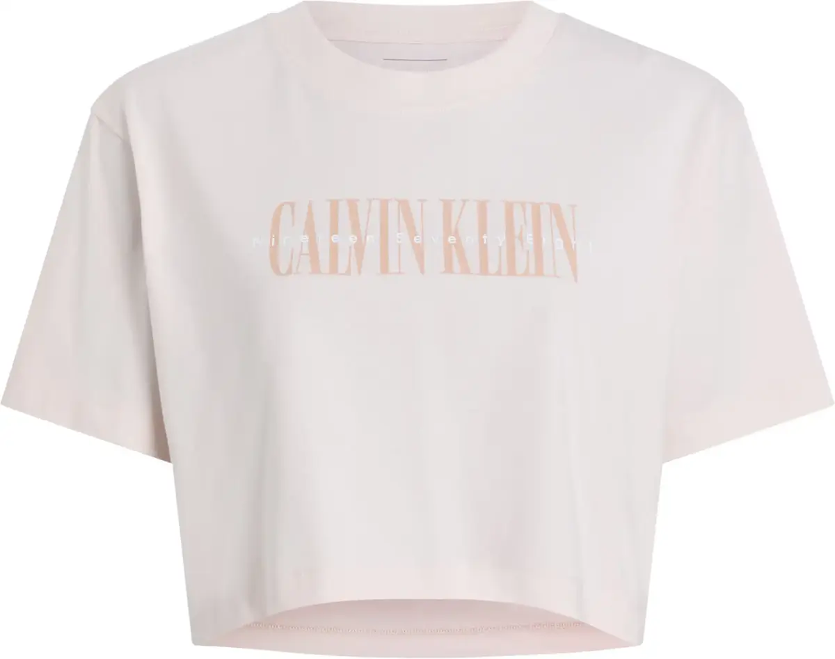 Calvin Klein VARSITY CALVIN KLEIN, TGE Pembe Kadın T-Shirt & Polo