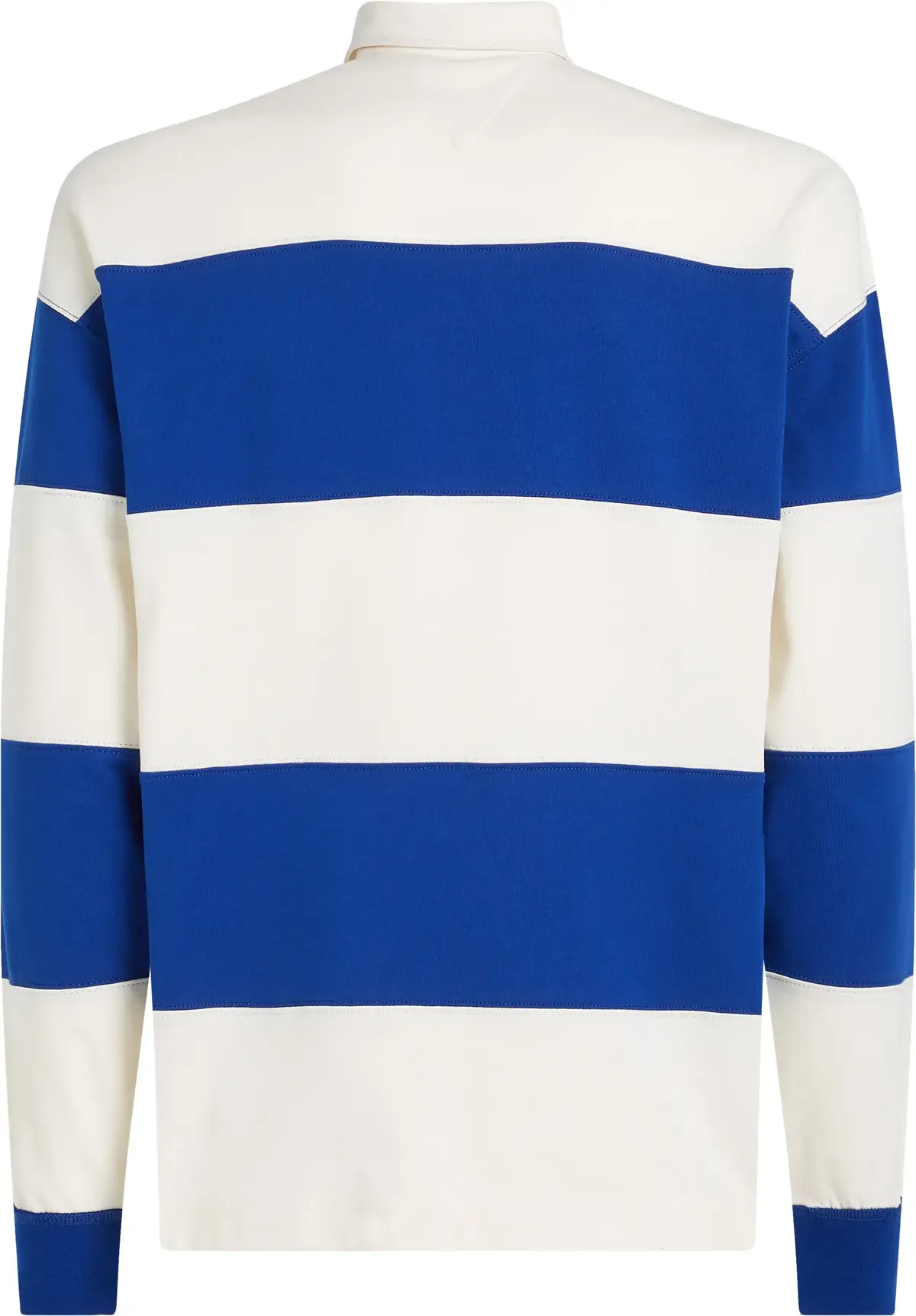 Tommy Hilfiger BLOCKING RUGBY SHIRT Erkek Mavi Polo Sweatshirt
