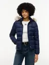 Tommy Hilfiger TJW BASIC HOODED DOW, C1G Lacivert Kadın Mont