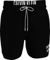 Calvin Klein MEDIUM DOUBLE WAISTB Erkek Siyah Deniz Şortu