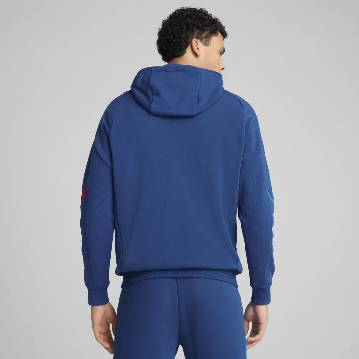 Puma BMW MMS HOODED SWEAT JACKET Mavi Erkek Sweatshirt