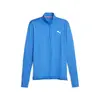 Puma RUN FAVORITE 1/4 ZIP M Mavi Erkek Fermuarlı Koşu/Performans Sweatshirt