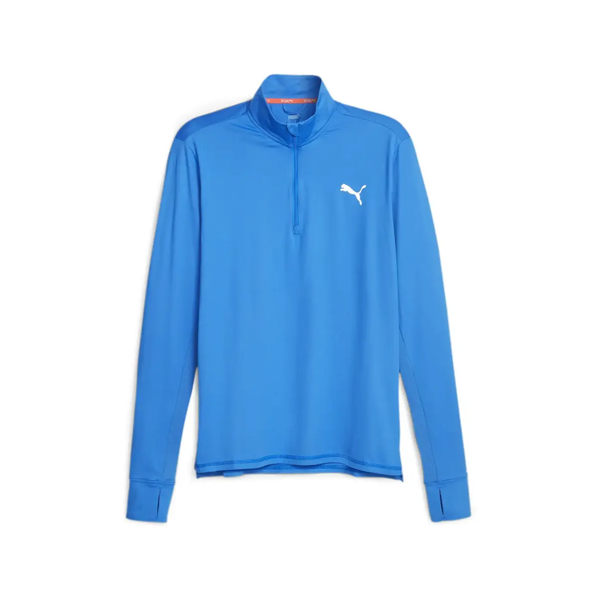 Puma RUN FAVORITE 1/4 ZIP M Mavi Erkek Fermuarlı Koşu/Performans Sweatshirt