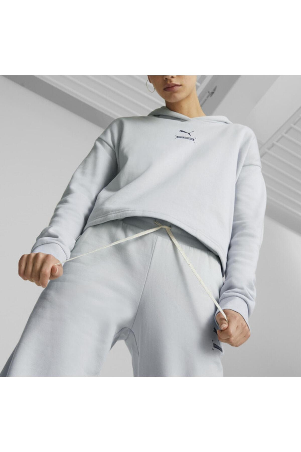 Puma Better Pants Fl Platin Gri Kadın Eşofman Altı