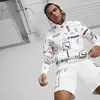 Puma CLASSICS GEN. AOP Hoodie TR Beyaz Erkek/Unisex Hoodie