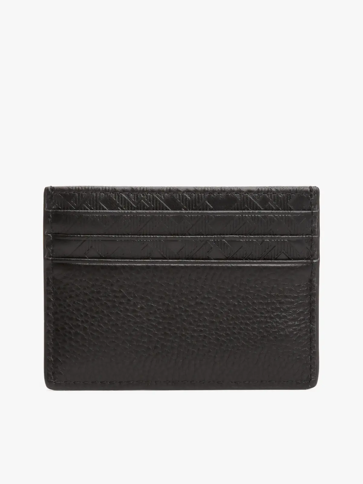 Tommy Hilfiger TH MONOGRAM CC HOLDE Erkek Siyah Cüzdan