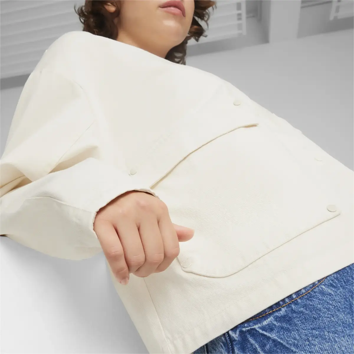 Puma Classics Shore Jacket Bej Kadın Sweatshirt