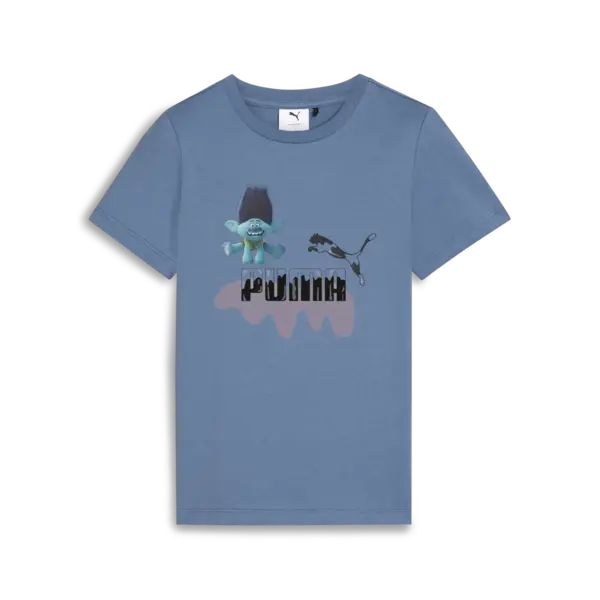 Puma X TROLLS Tee Mavi Erkek T-Shirt & Polo