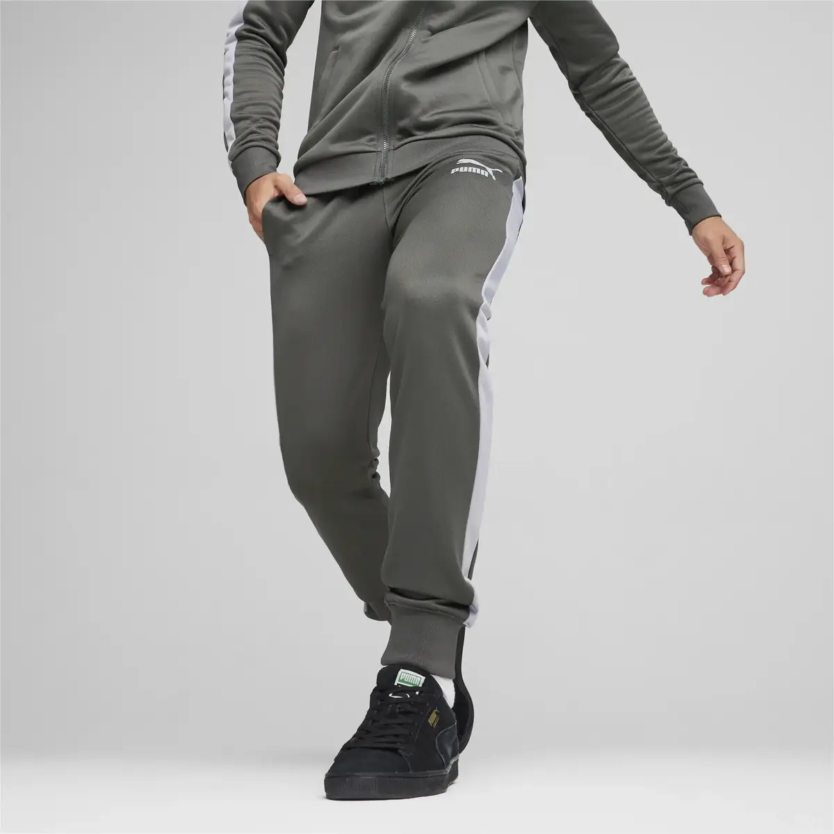 Puma T7 ICONIC Track Pants (s) PT Gri Erkek Eşofman Altı