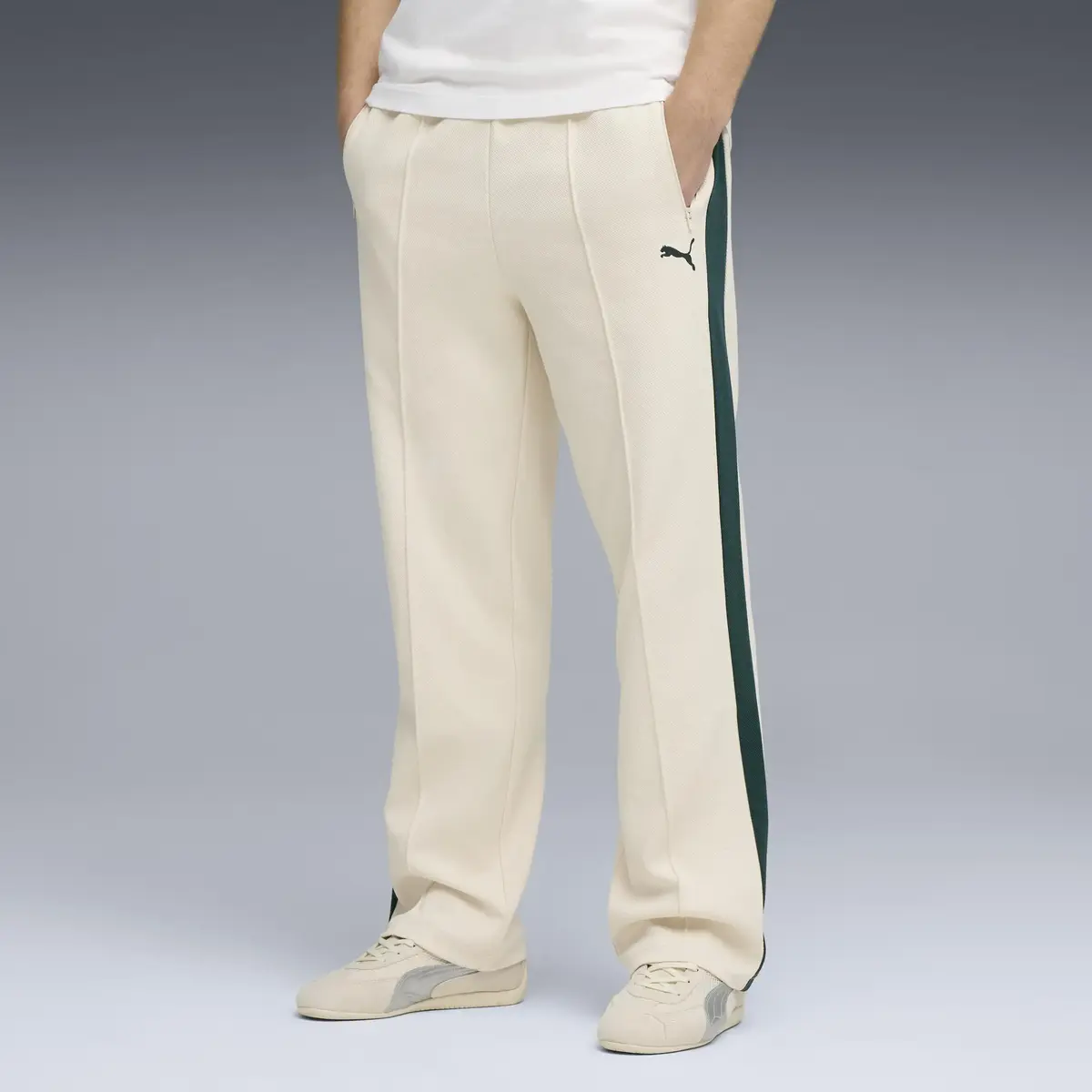 Puma T7 Relaxed Track Pants Gri Erkek Eşofman Altı