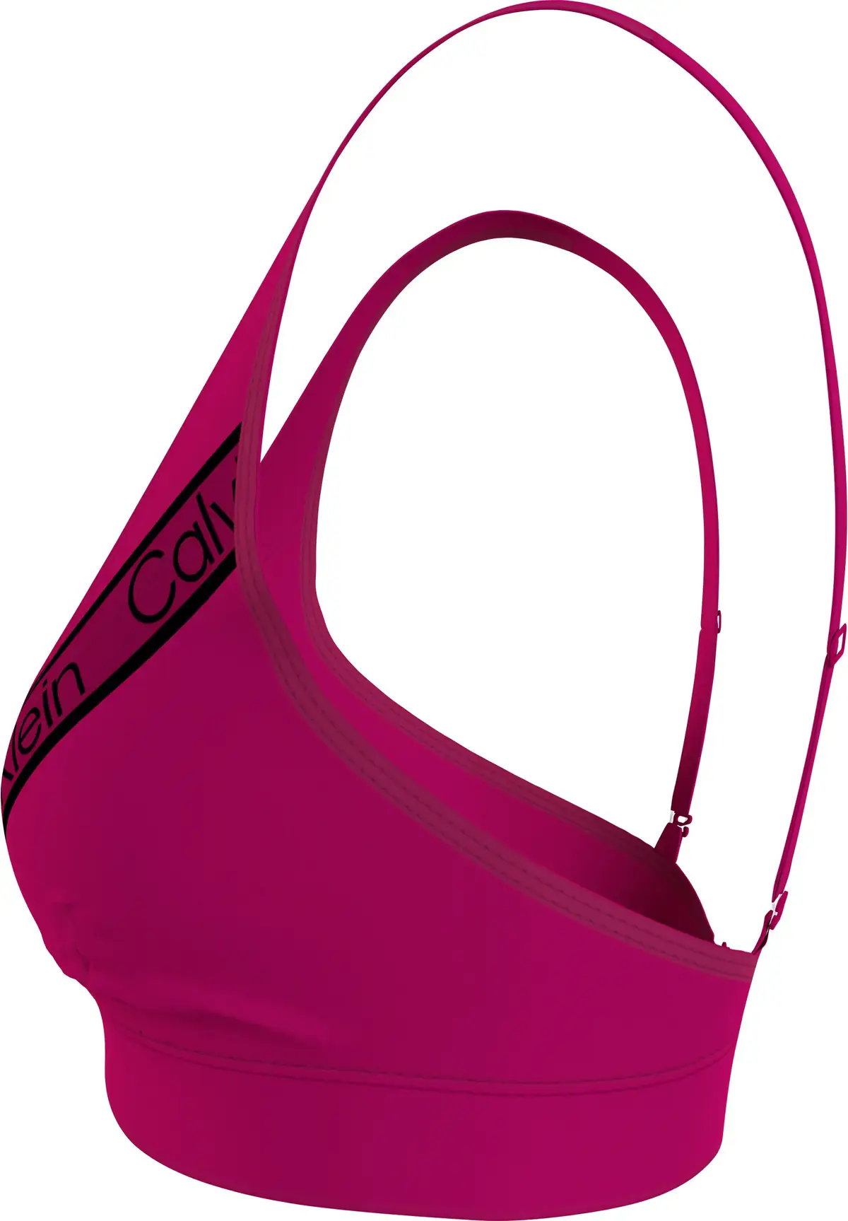 Calvin Klein TRIANGLE HIGH APEX-R Kadın Pembe Bikini Üstü