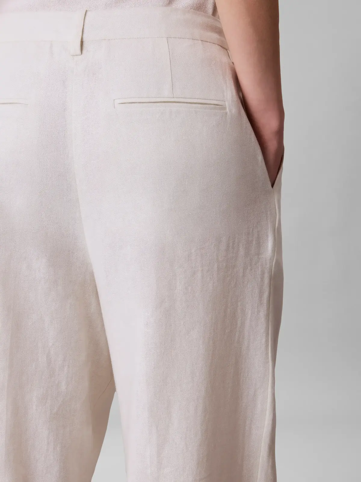 LINEN BLEND WIDE LEG, YAS