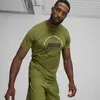 Puma MEN"S GRAPHIC RUN EMBLEM TEE Erkek T-Shirt & Polo