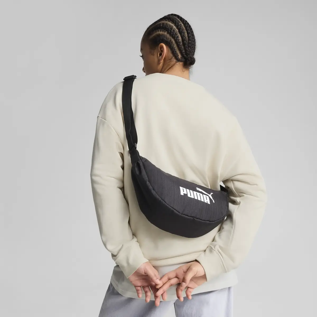 Puma BASE Half Moon Bag Siyah Kadın Çanta