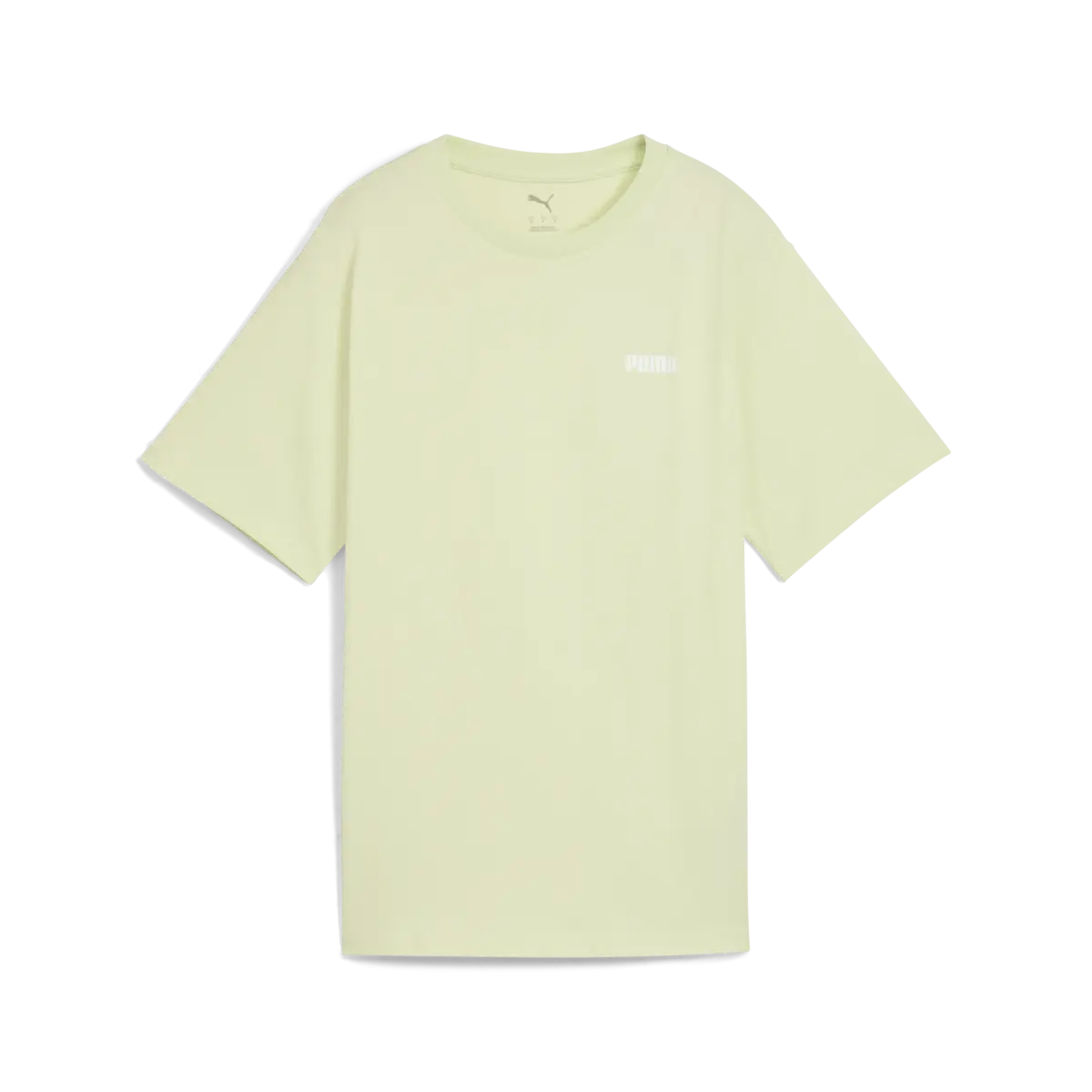 Puma ESS Small Logo Relaxed Tee Sarı Kadın T-Shirt