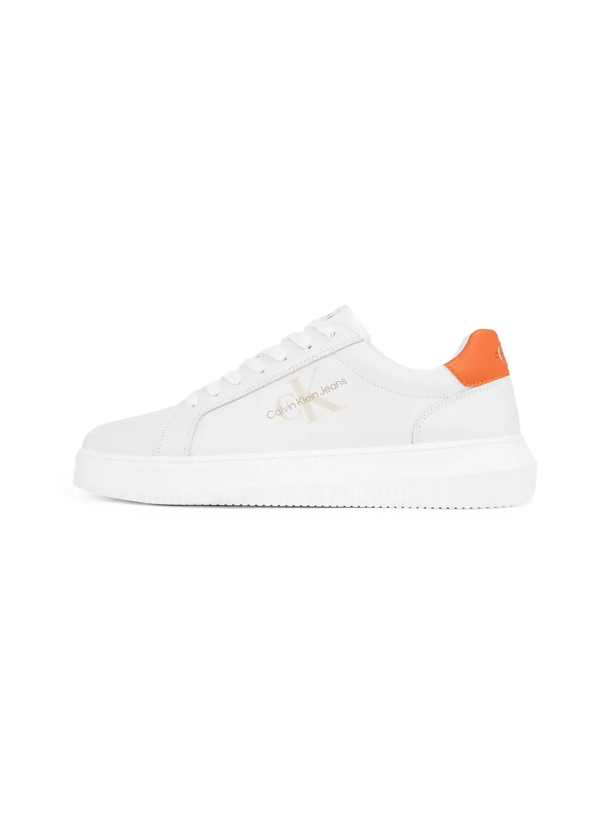 Calvin Klein CHUNKY CUPSOLE MONO Beyaz Erkek Spor Ayakkabı & Sneaker