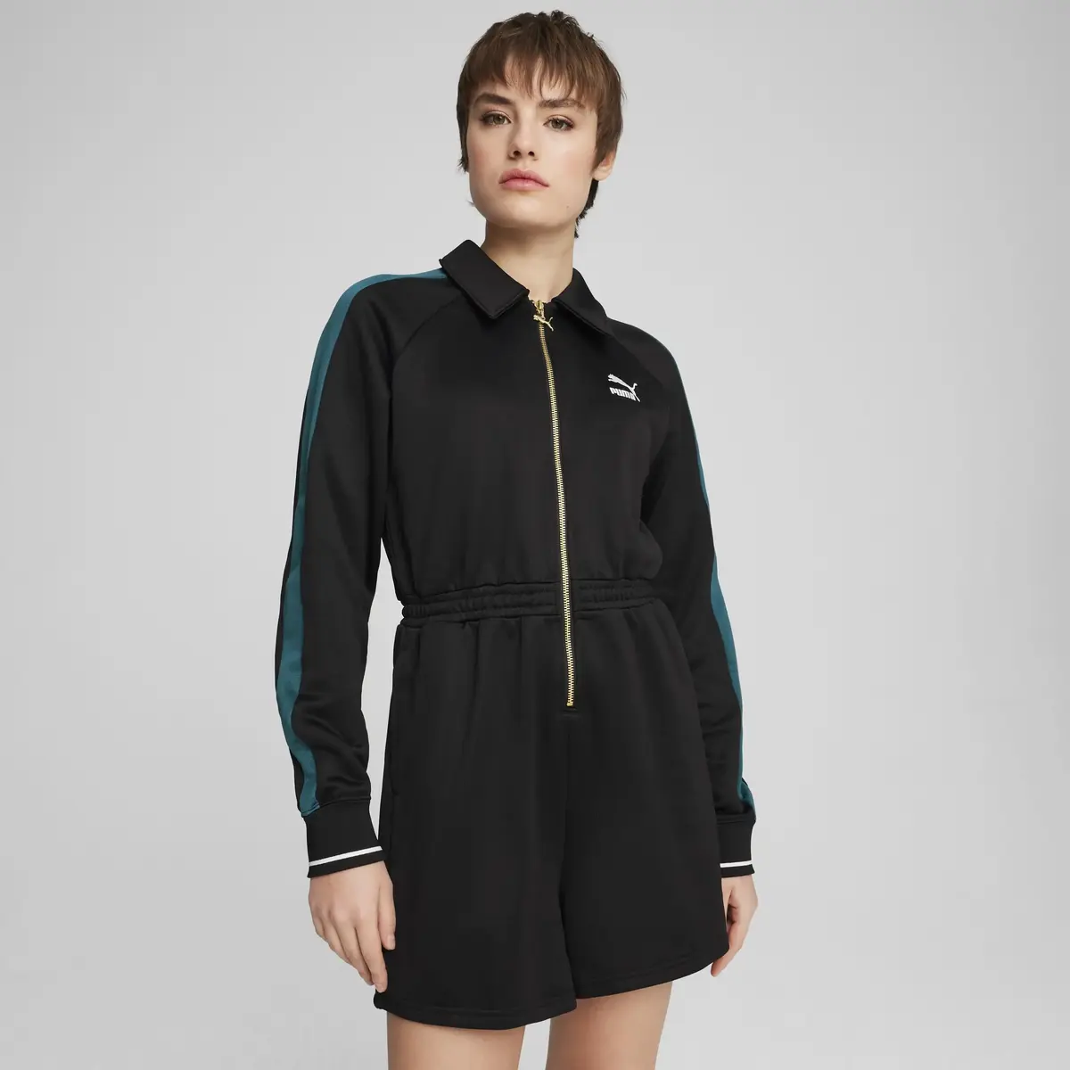 Puma T7 Romper Siyah Kadın Tulum