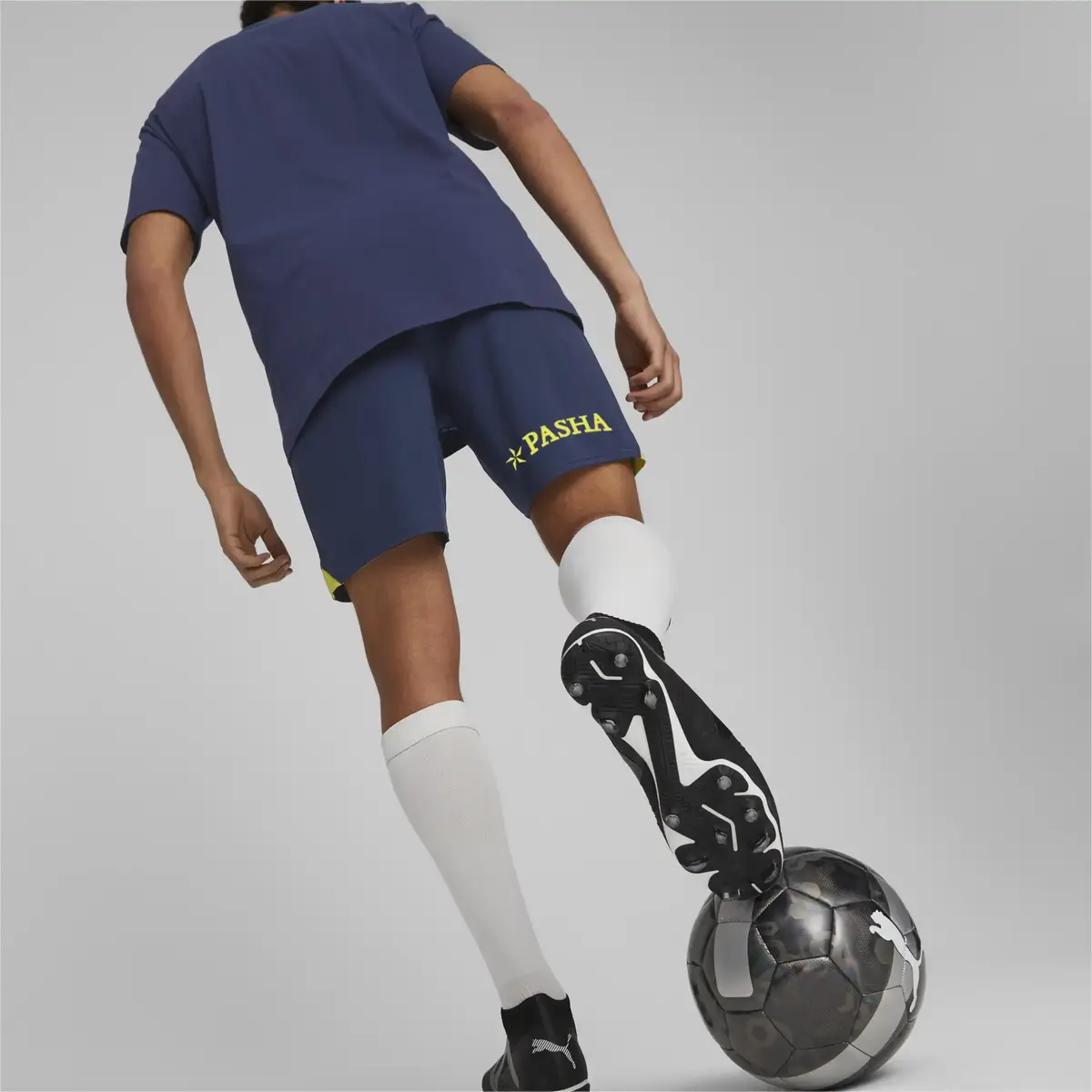 Puma Fsk Shorts Replica Medieval Blue-Blazıng Yellow Lacivert Erkek Şort