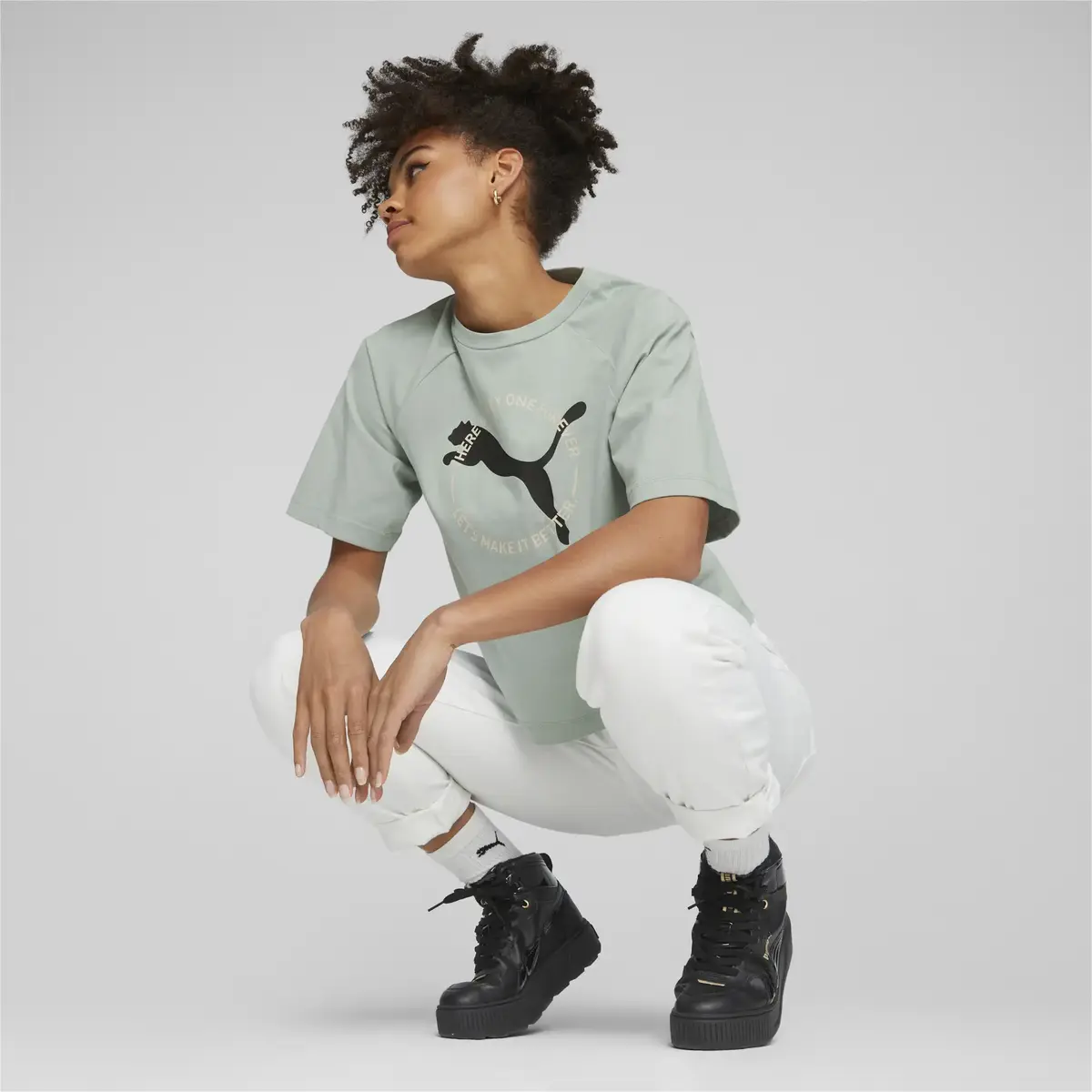 Puma BETTER SPORTSWEAR Tee Yeşil Kadın T-Shirt