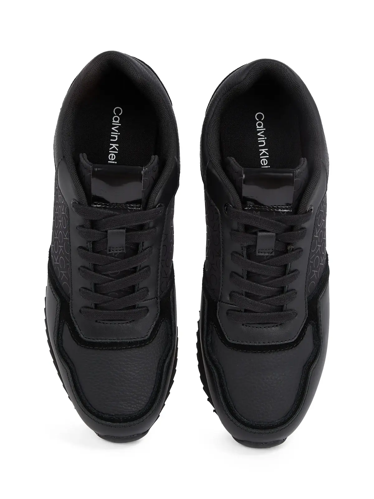 Calvin Klein LOW TOP LACE UP MONO Siyah Günlük Spor Ayakkabı