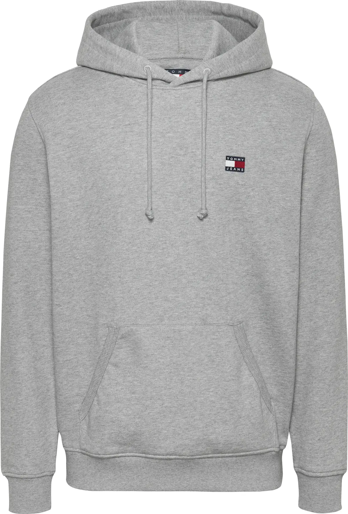 Tommy Hilfiger TJM REG BADGE HOODIE Erkek Gri Sweatshirt