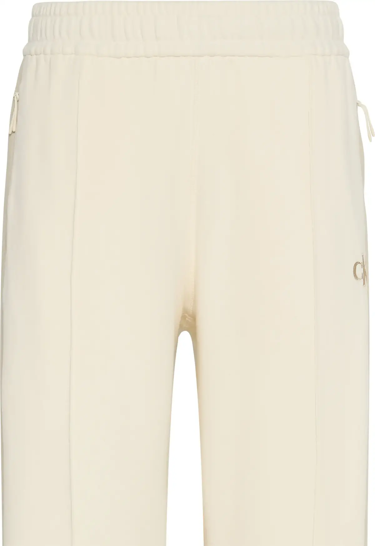 Calvin Klein STRETCH TERRY TRACK PANT Kadın Krem Eşofman Alt