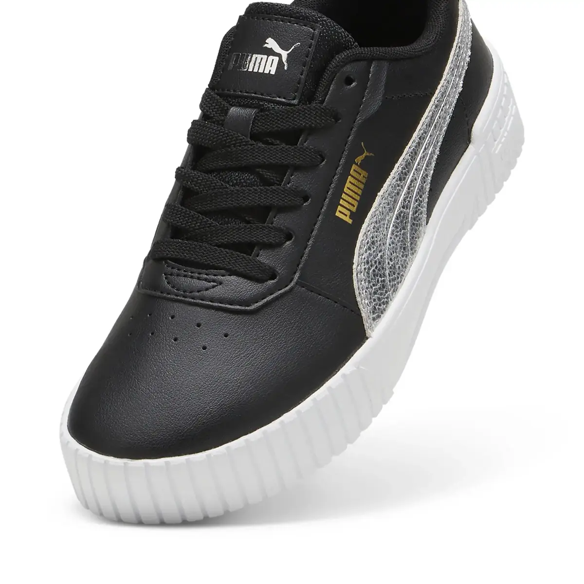 Puma Carina 2.0 Metallic Shine Siyah Kadın Günlük Spor Ayakkabı