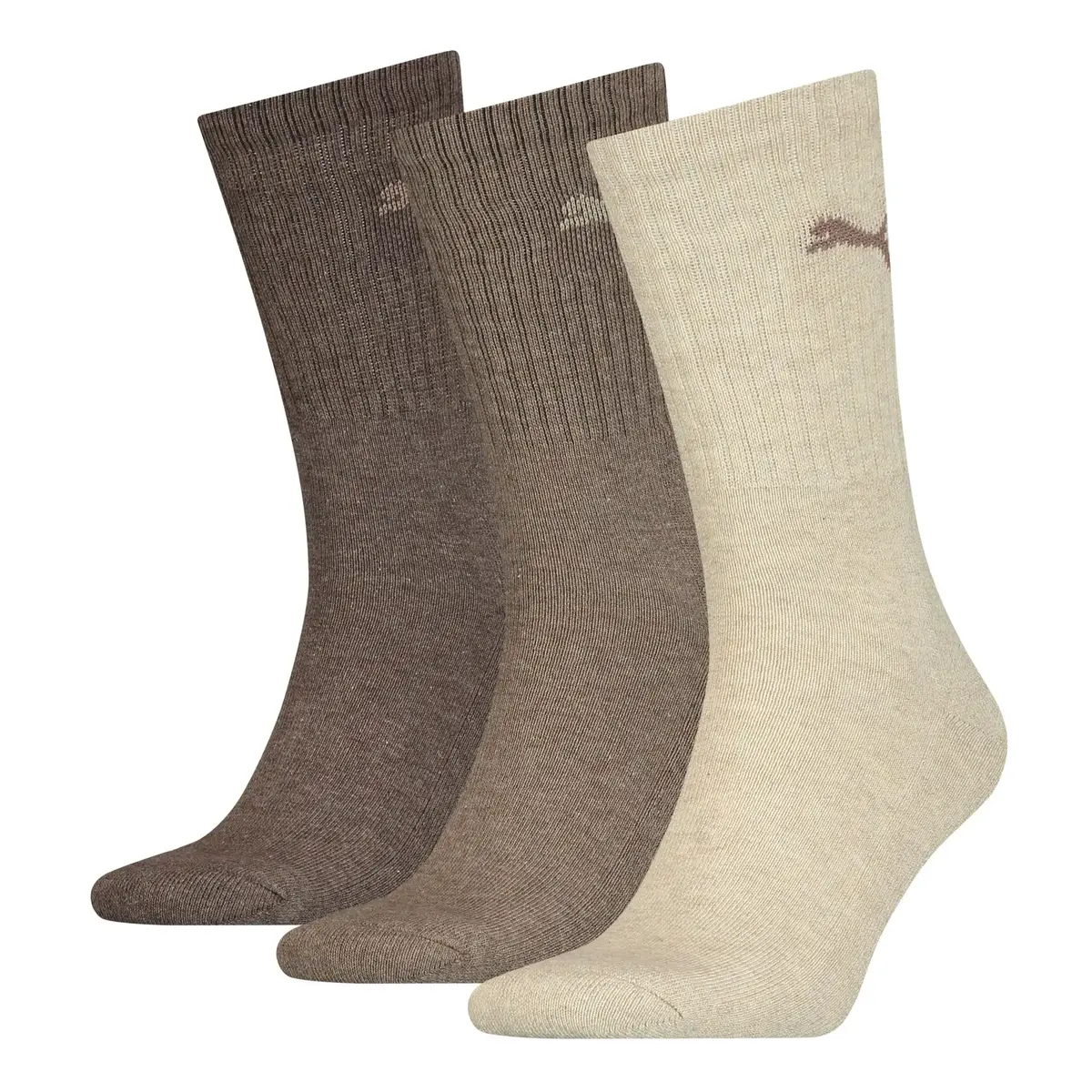 PUMA CREW SOCK 3P Kahverengi Unisex Çorap