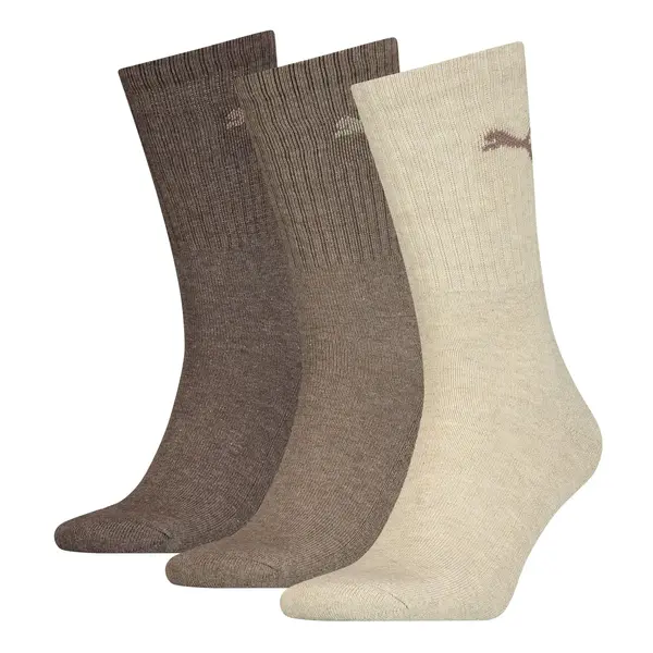 PUMA CREW SOCK 3P Kahverengi Unisex Çorap