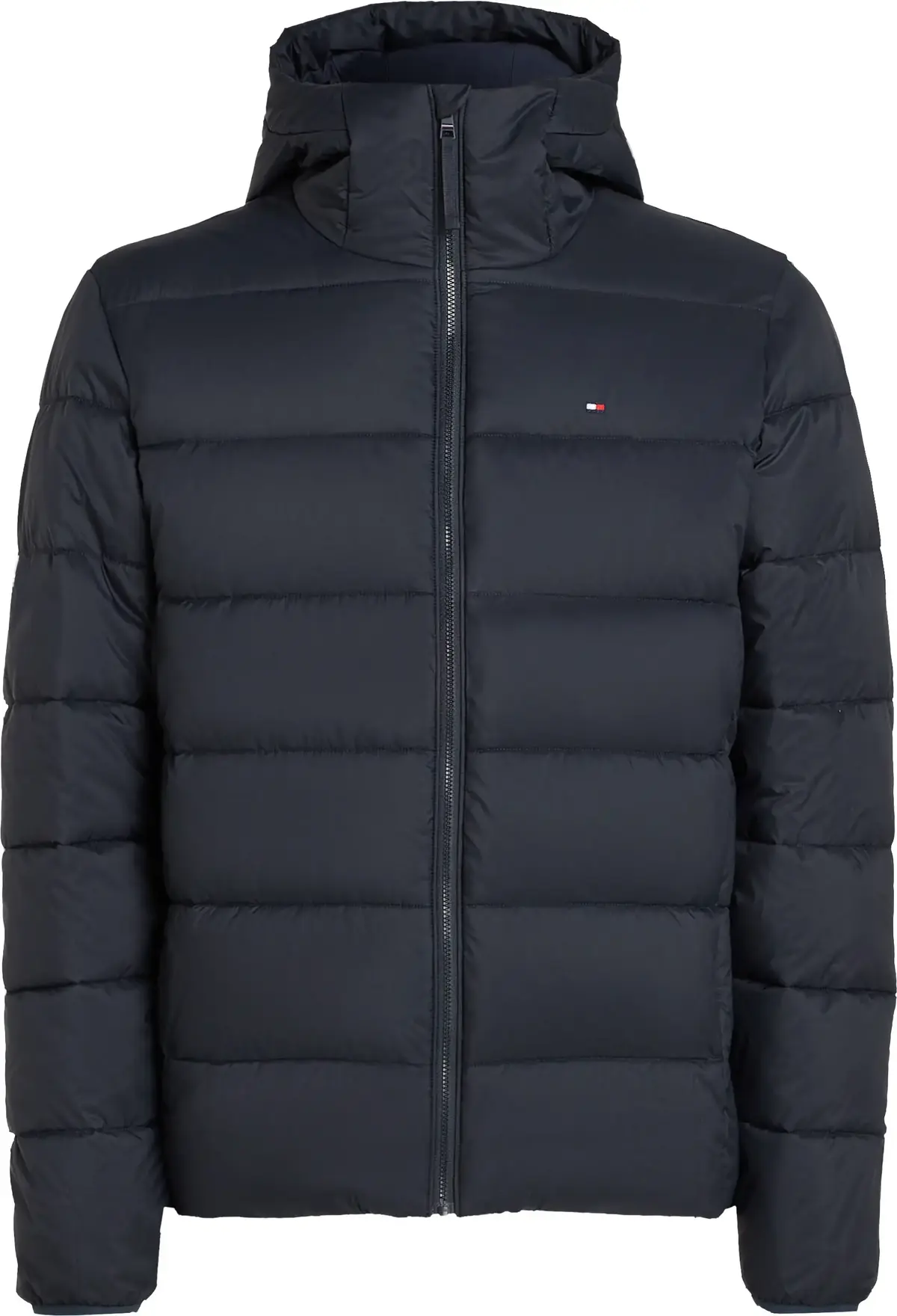 Tommy Hilfiger MID WEIGHT HOODED JA, DW5 Lacivert Erkek Mont