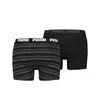 Puma PUMA HERITAGE STRIPE BOXER 2P black Siyah Erkek Boxer