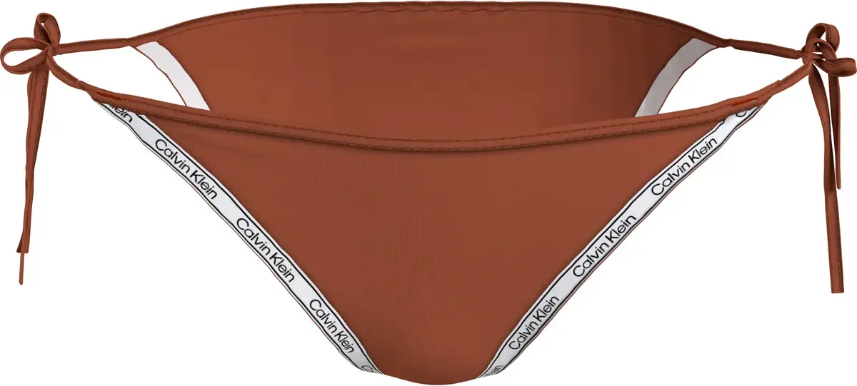 Calvin Klein STRING SIDE TIE BIKI Kadın Kahverengi Bikini Altı