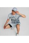 Puma Running Cap III Gri - Mavi Desenli Unisex Şapka