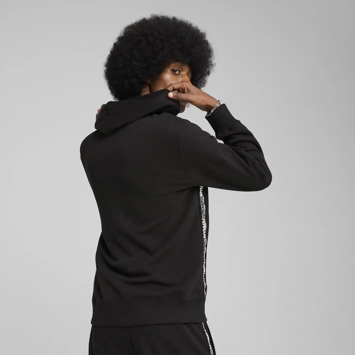 PUMA Ferrari Race Sweatjacket Siyah Erkek Ceket