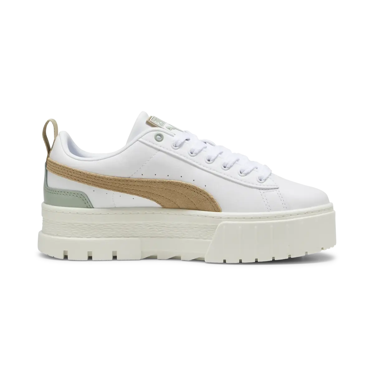 Puma Mayze Lth Wn s Beyaz Kadın Spor Ayakkabı