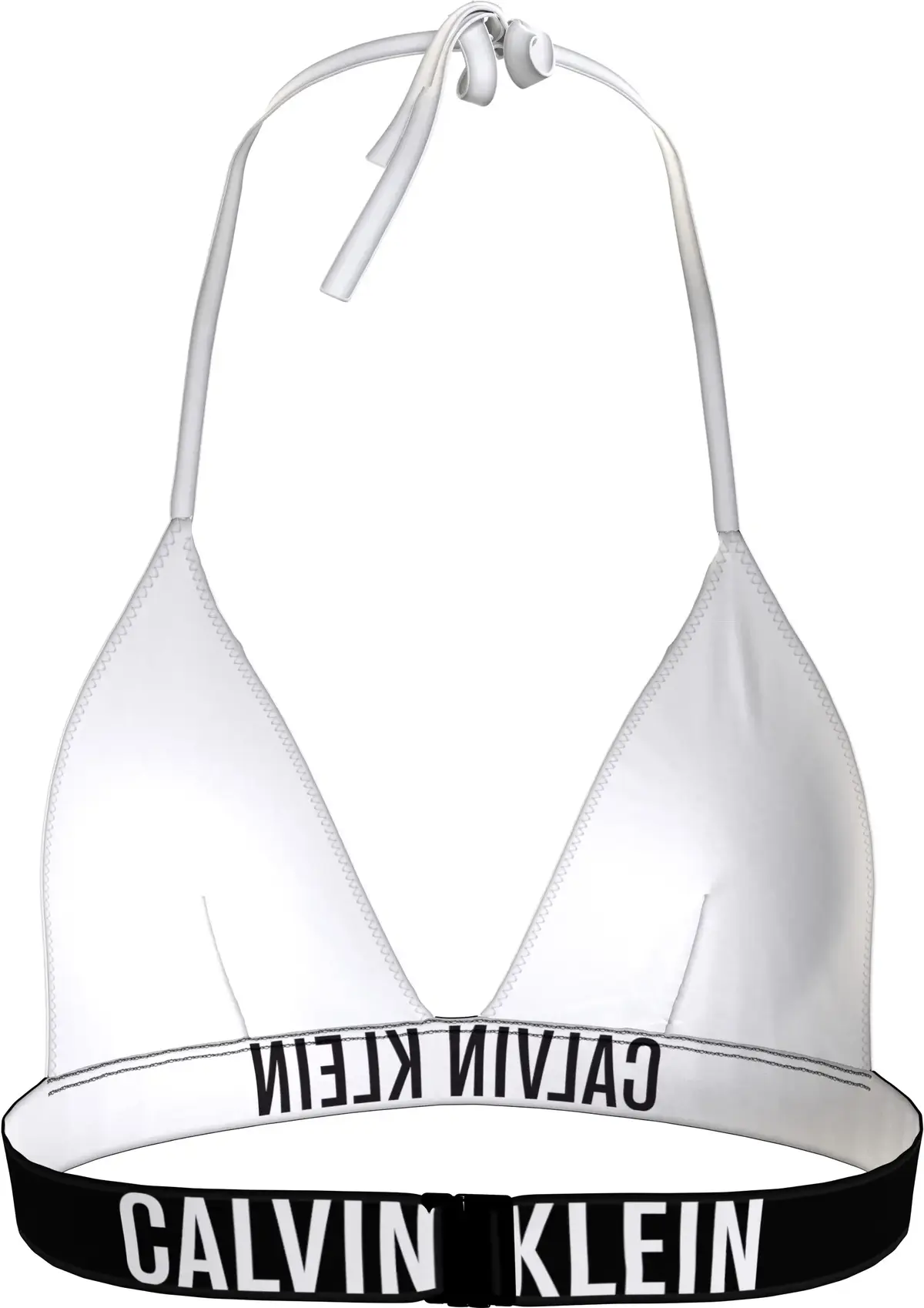 Calvin Klein TRIANGLE-RP Kadın Beyaz Bikini Üstü