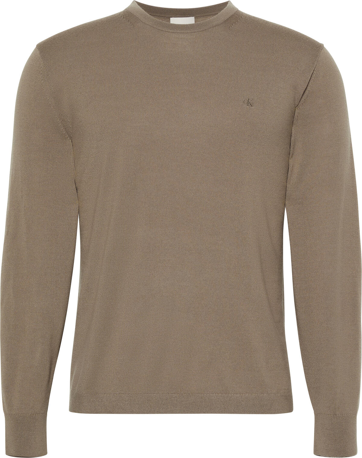 Calvin Klein LS 100% MERINO CREW 14GG Kahverengi Erkek Sweatshirt Calvin Klein LS 100% MERINO CREW 14GG Kahverengi Erkek Sweatshirt