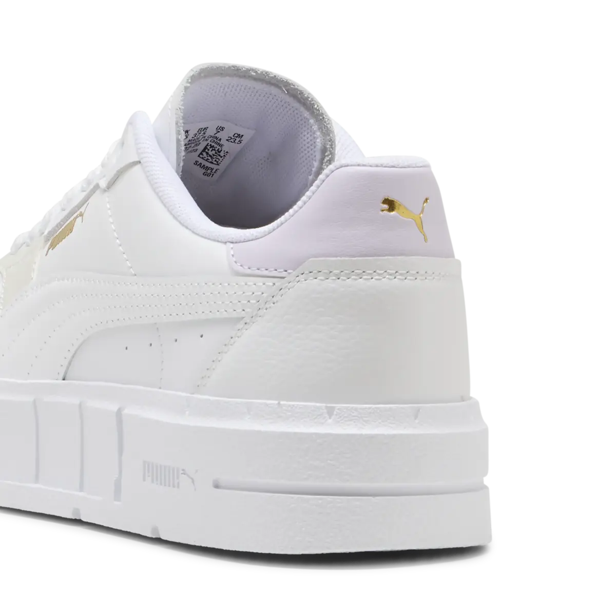 PUMA Cali Court Lth Wns Kadın Beyaz Günlük Sneaker Ayakkabı