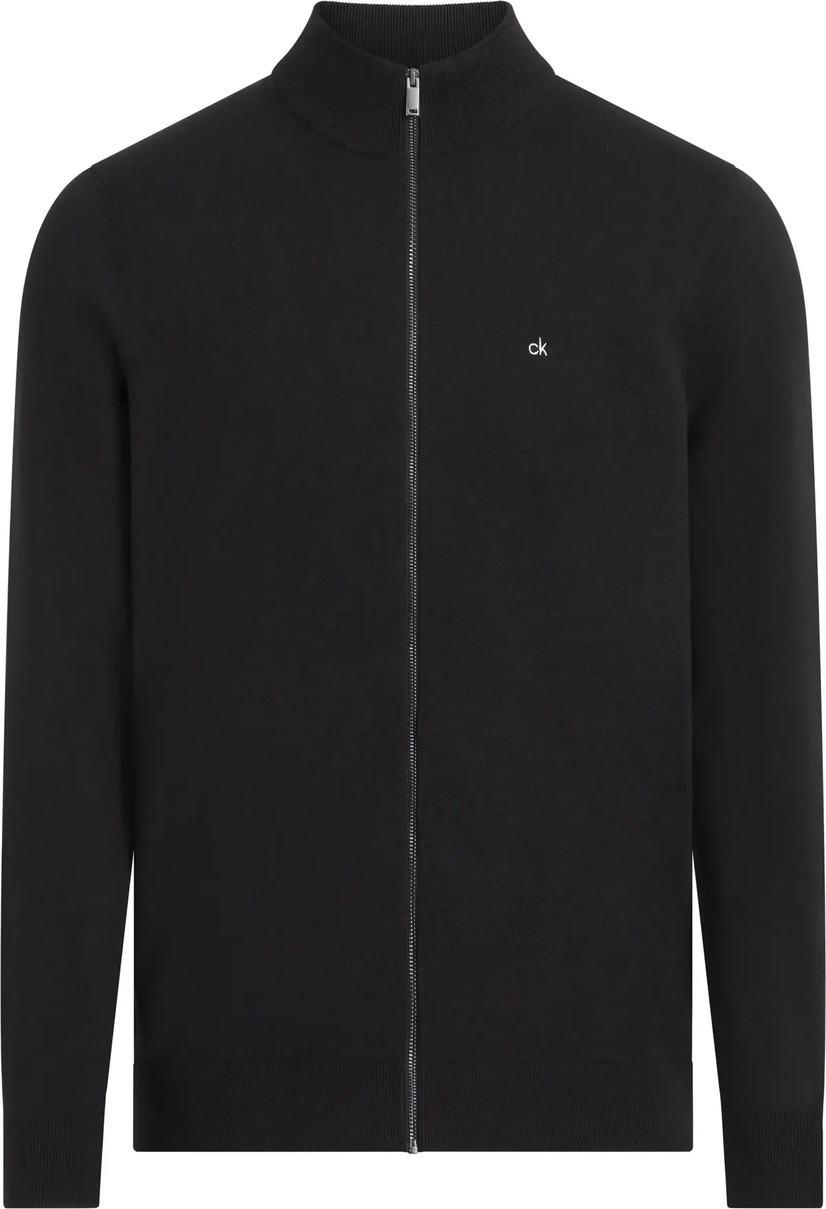 Calvin Klein COTTON SILK BLEND ZI, BEH Siyah Erkek Kazak