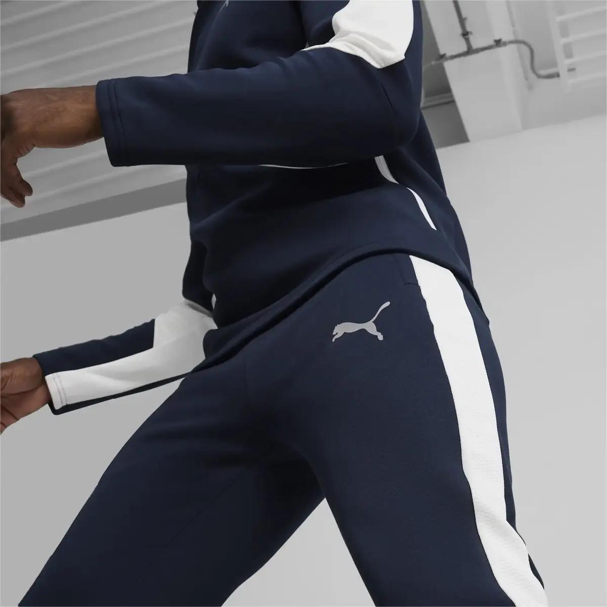 Puma EVOSTRIPE Pants DK Lacivert Erkek Eşofman Altı